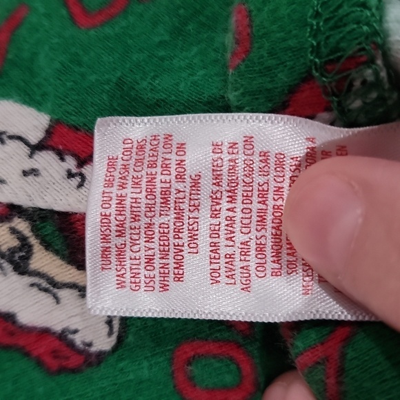 5/$10 Holiday Time size 4T toddler boys pajama pants Santa graphic says Yo Yo yo - Picture 5 of 5